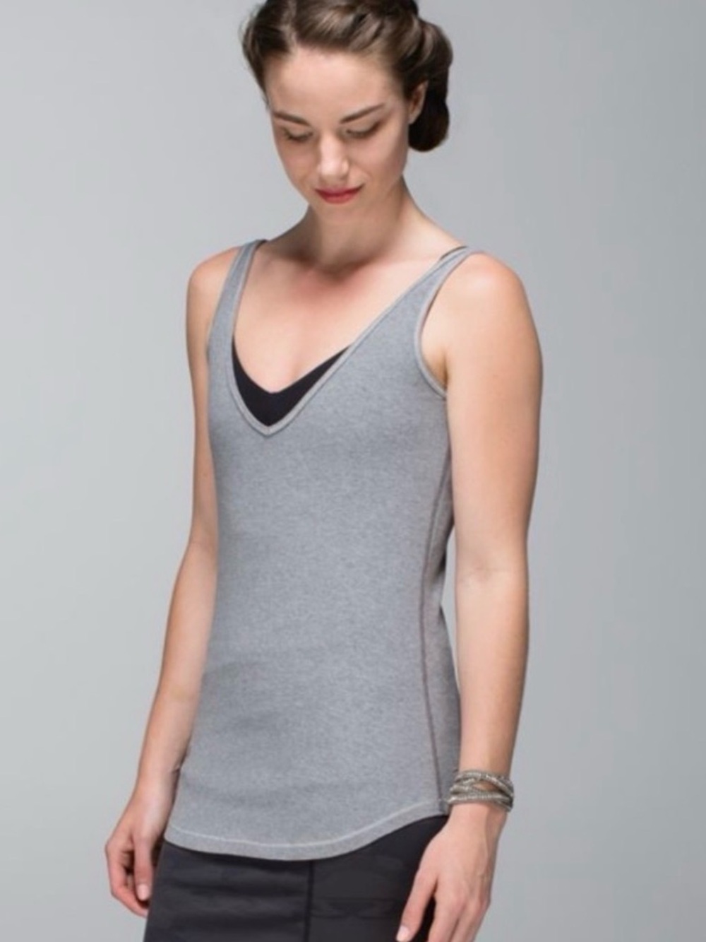 Lululemon Mudra tank top reversible design and modal French terry fabric Medium